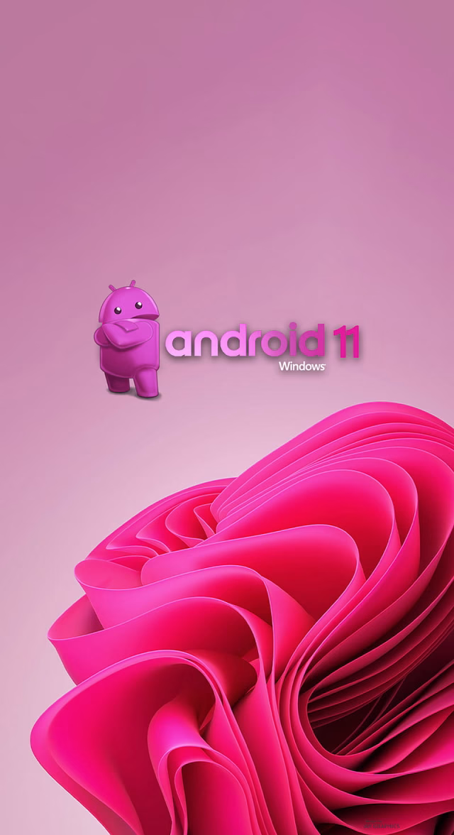 HD-wallpaper-android-11-pink-windows-logo