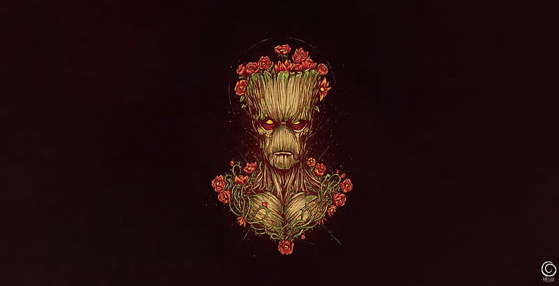 HD-wallpaper-angry-groot-minimal-art