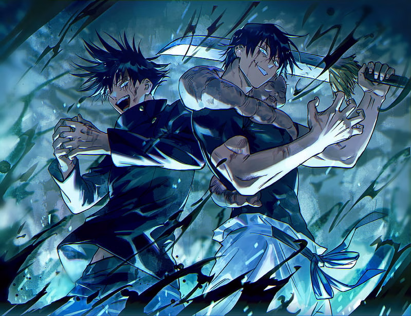 HD-wallpaper-anime-jujutsu-kaisen-megumi-fushiguro-toji-fushiguro