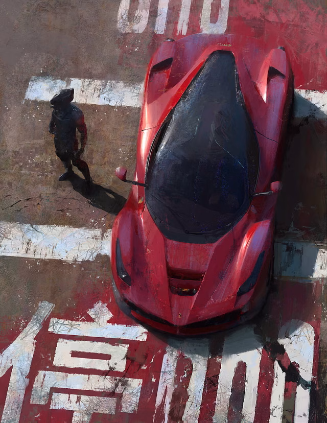 HD-wallpaper-artwork-car-vehicle-artstation-science-fiction-futuristic-red-cars-ferrari-laferrari-ferrari-supercars