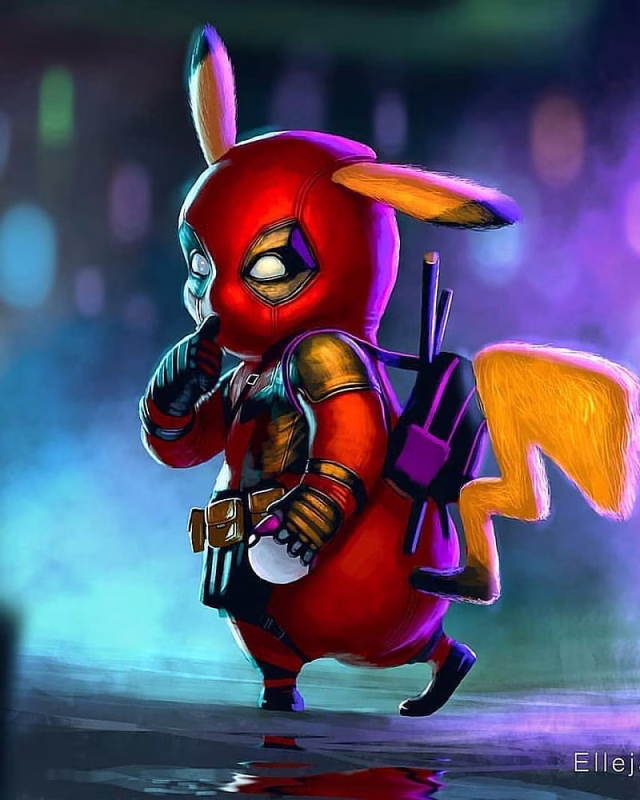 HD-wallpaper-avengers-deadpool-pikachu