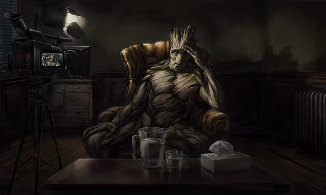 HD-wallpaper-baby-groot-recording-himself-baby-groot-superheroes-artwork