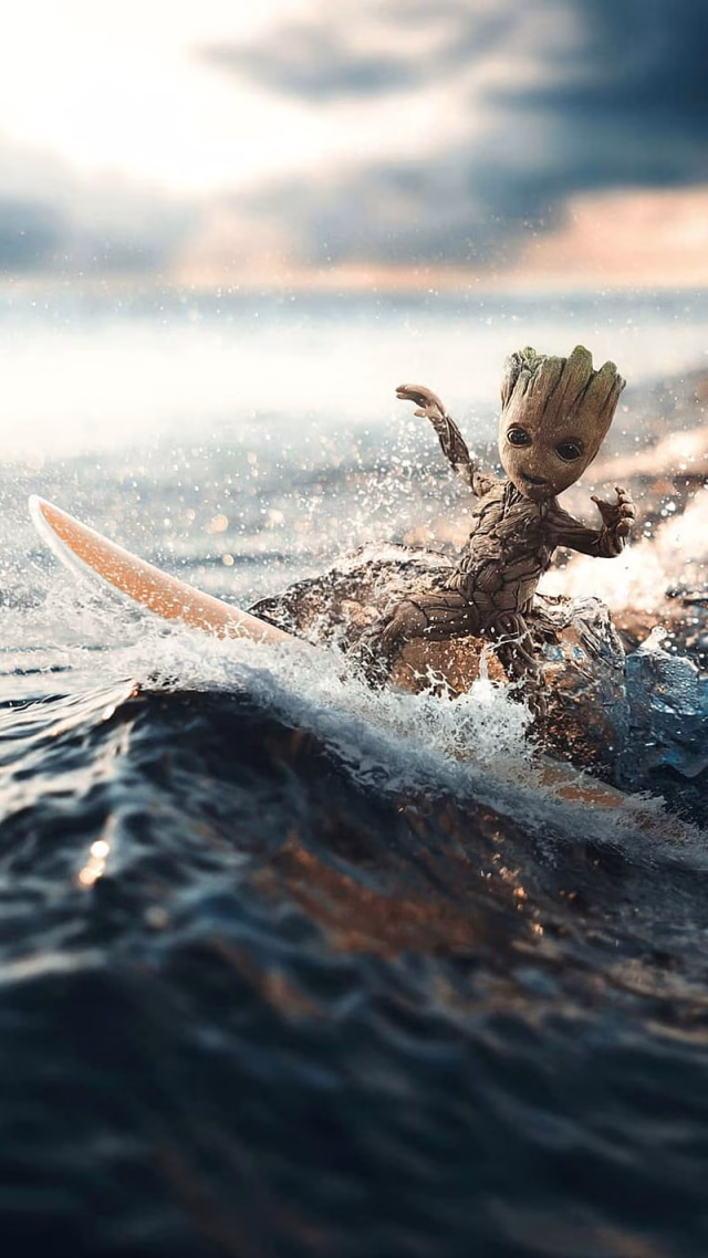 HD-wallpaper-baby-groot-surf-avengers-baby-groot-marvel