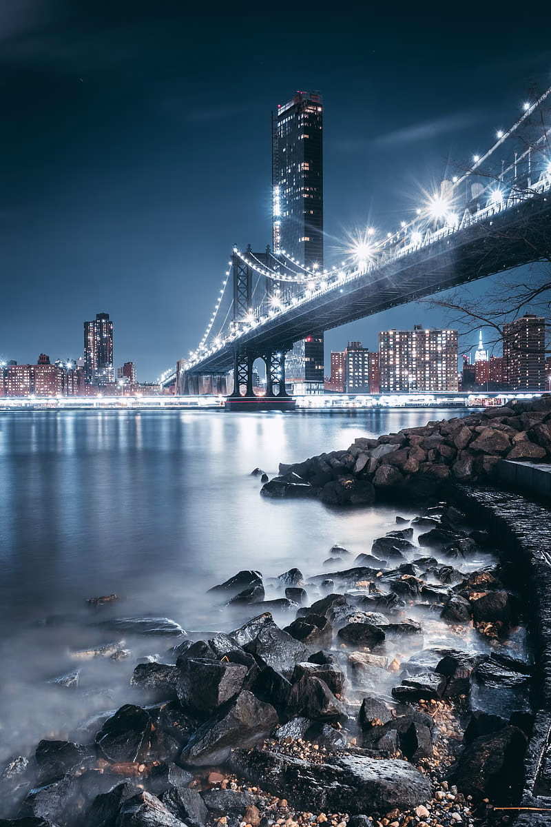 HD-wallpaper-bridge-night-city-coast-city-lights-stones