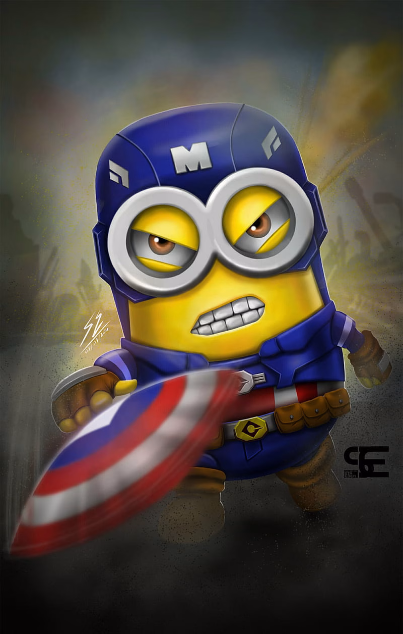 HD-wallpaper-captain-america-x-minion