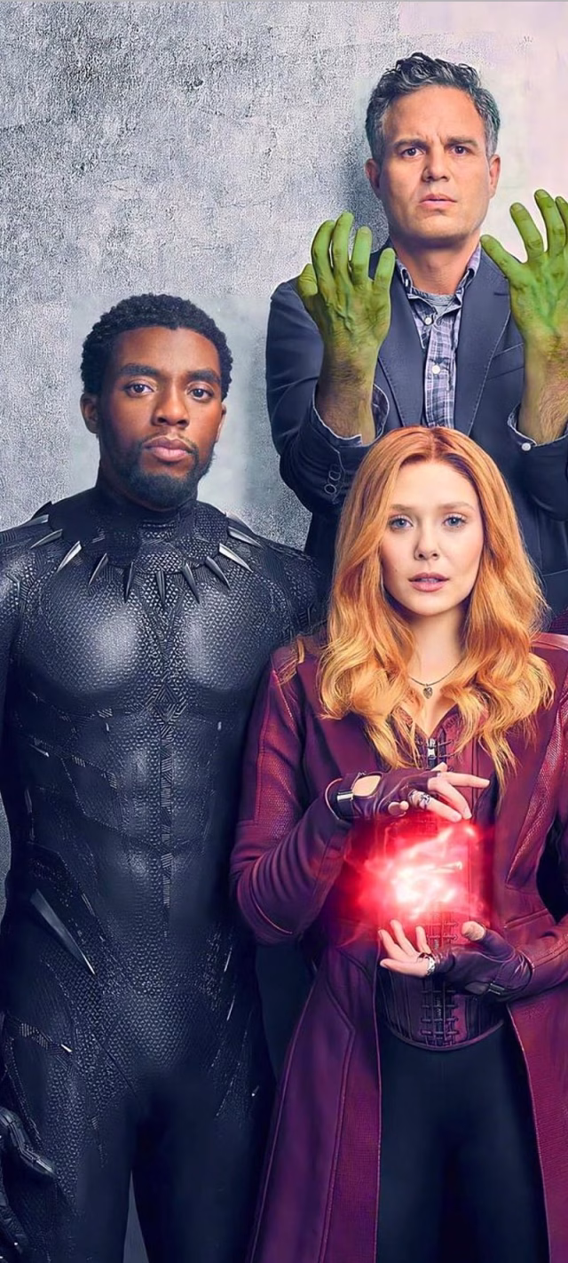 HD-wallpaper-chadwick-boseman-black-panter-bruja-escarlata-elizabeth-olsen-pantera-negra-scarlet-witch
