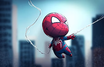 HD-wallpaper-chibi-spiderman-spiderman-artwork-artist-digital-art-superheroes-artstation-thumbnail