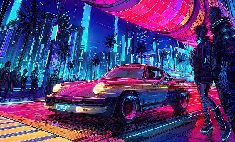 HD-wallpaper-cyberpunk-2077-porsche-cool