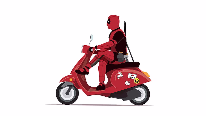 HD-wallpaper-deadpool-on-scooter-deadpool-2-deadpool-artwork-superheroes