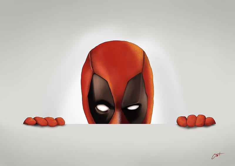 HD-wallpaper-deadpool-peeking-deadpool-digital-art-artwork-art-deviantart-superheroes
