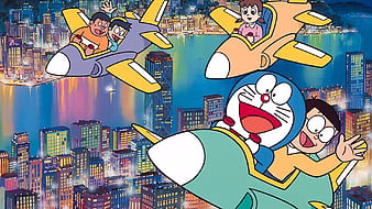 HD-wallpaper-doraemon-and-friends-are-flying-on-flight-doraemon-thumbnail