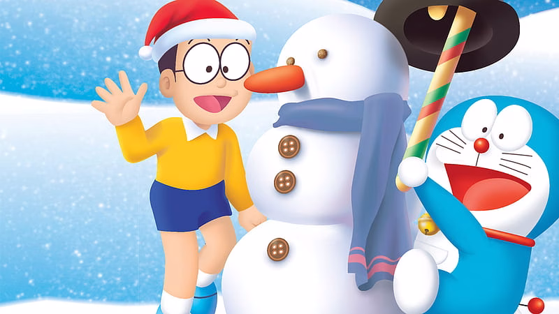HD-wallpaper-doraemon-and-nobita-are-enjoying-winter-season-doraemon
