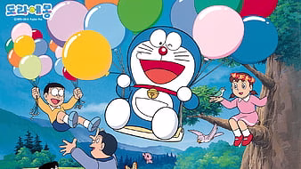 HD-wallpaper-doraemon-and-nobita-are-playing-with-balloons-doraemon-thumbnail