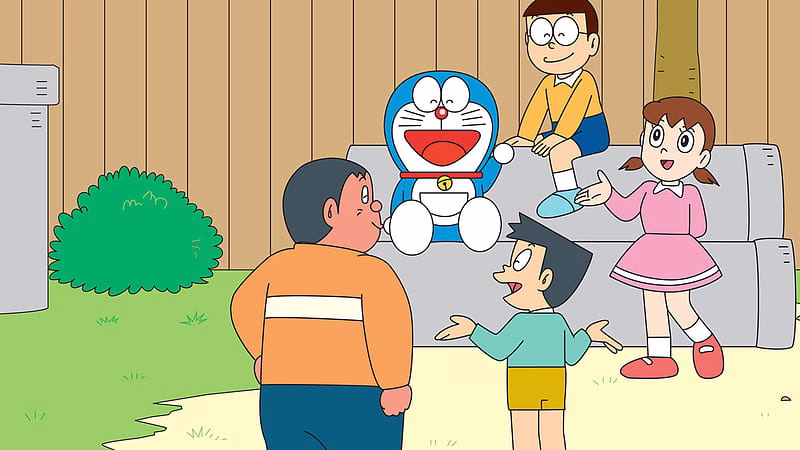 HD-wallpaper-doraemon-family-and-friends-doraemon