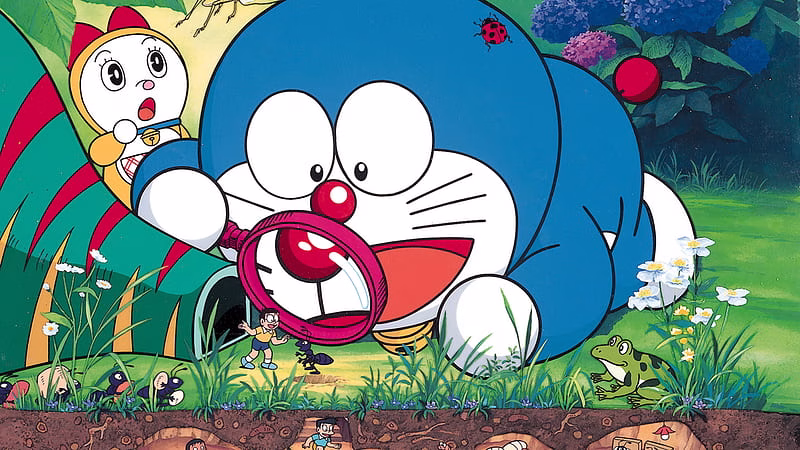 HD-wallpaper-doraemon-is-seeing-nobita-by-lens-doraemon
