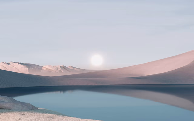 HD-wallpaper-earth-sunrise-sun-windows-11-lake