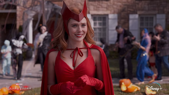 HD-wallpaper-elizabeth-olsen-red-dress-halloween-in-wandavision