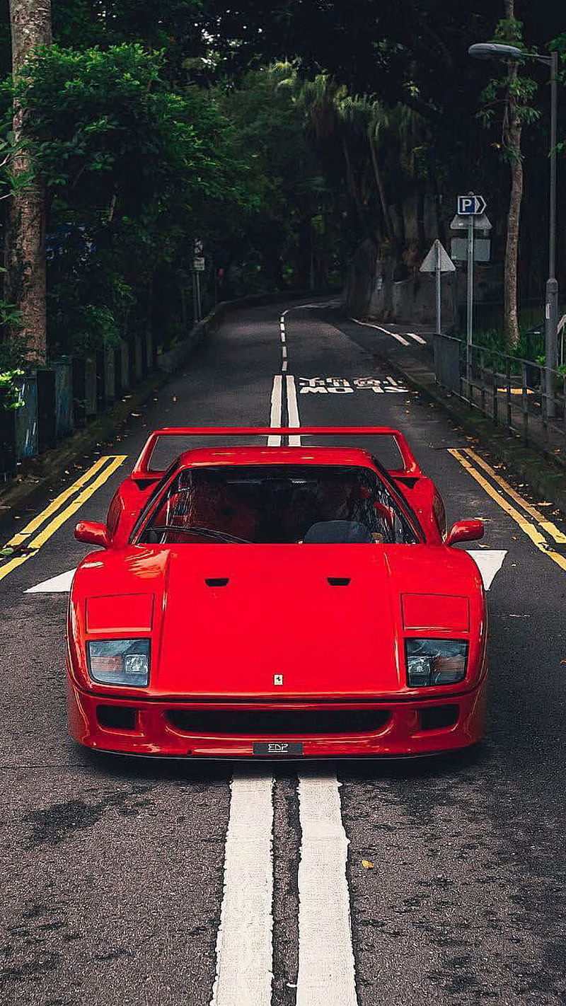 HD-wallpaper-f40-in-japan-ferrari-red-car-hypercar-supercar-sports-america