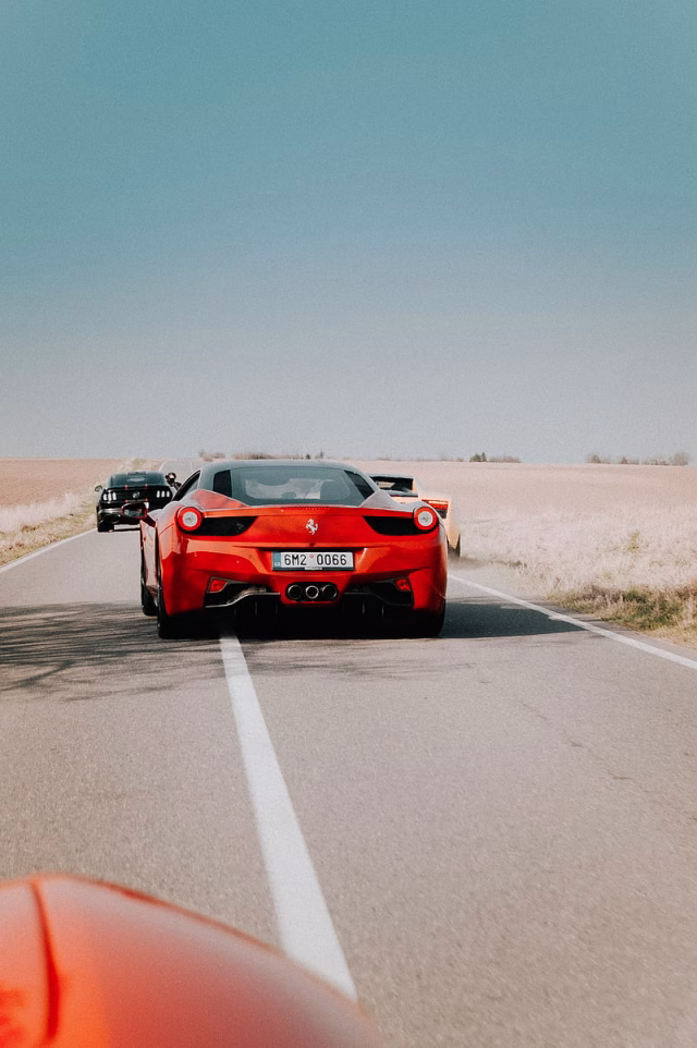 HD-wallpaper-ferrari-458-ferrari-red-sports-car-rear-view-road-movement