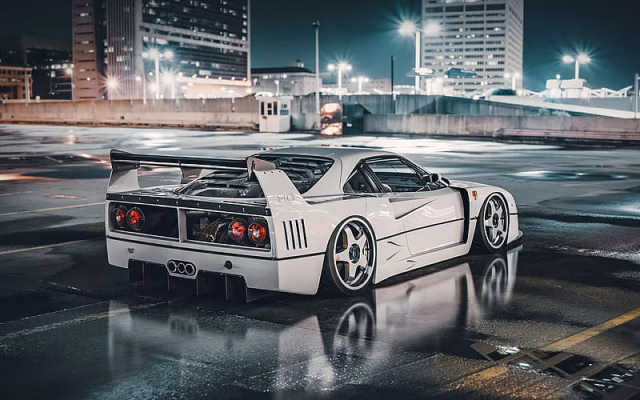 HD-wallpaper-ferrari-f40-back-view-aldix-racing-tuning-ferrari-f40-lm-supercars-white-f40-italian-cars-ferrari