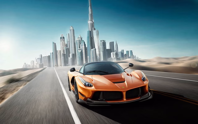 HD-wallpaper-ferrari-laferrari-dubai-orange-laferrari-supercar-sports-cars-uae-ferrari