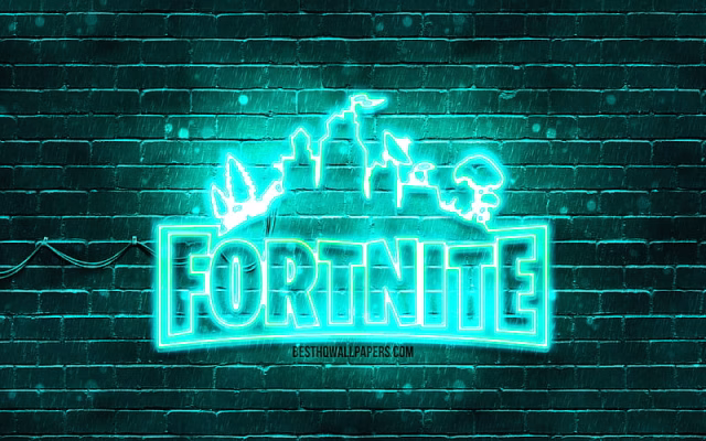 HD-wallpaper-fortnite-turquoise-logo-turquoise-brickwall-fortnite-logo-2020-games-fortnite-neon-logo-fortnite