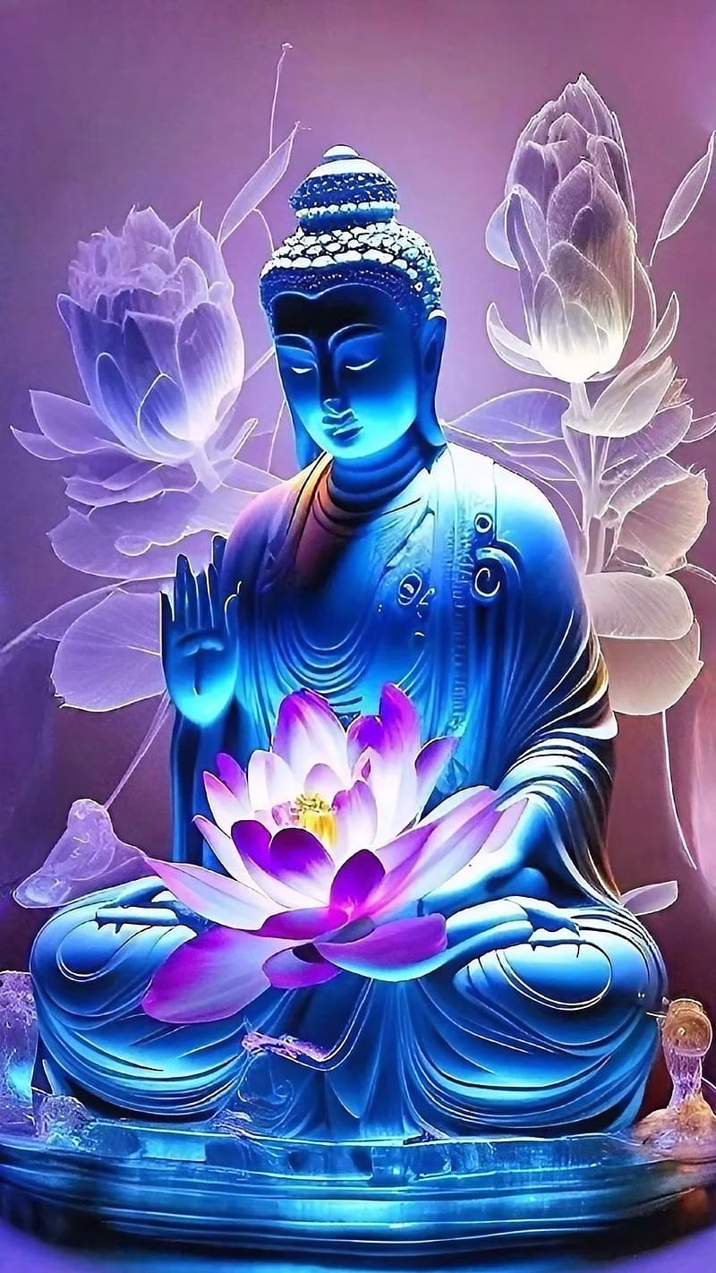 HD-wallpaper-gautam-buddha-blue-light-effect-siddhartha-gautama-lord