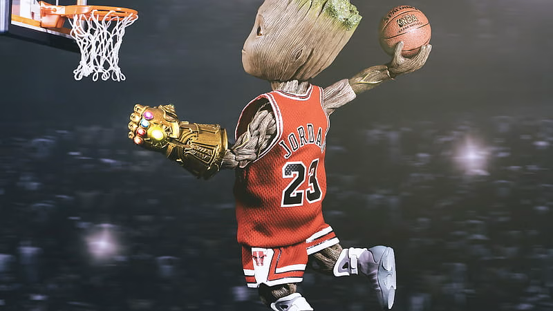 HD-wallpaper-groot-basketball-baby-groot-basket