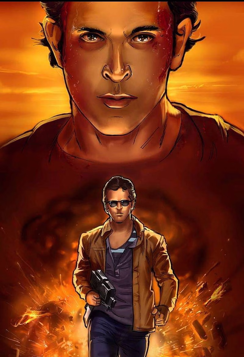 HD-wallpaper-hrithik-roshan-animation-hrithik-look-stunning