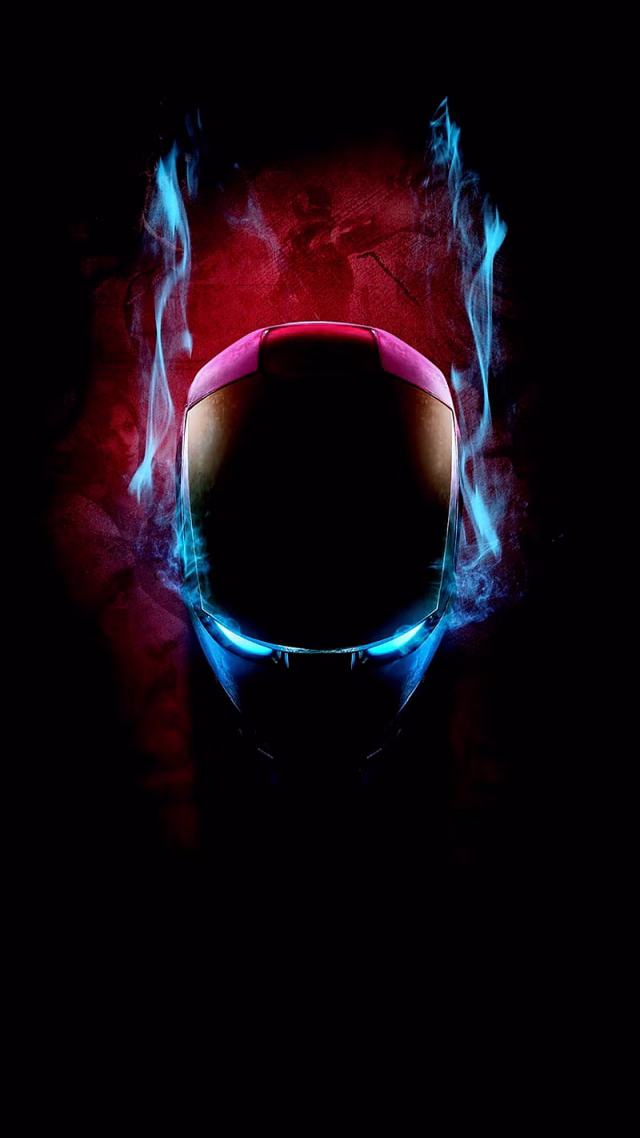 HD-wallpaper-iron-man-dark-head-hero-ironman-marvel-red-smoke