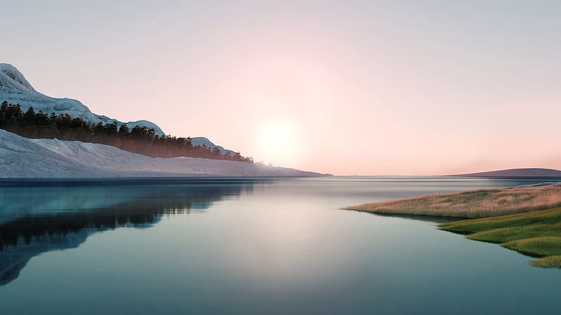 HD-wallpaper-landscape-river-sun-windows-11-windows-11