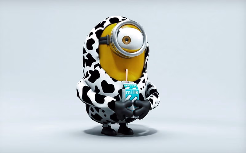HD-wallpaper-minion-cow-costume-milk