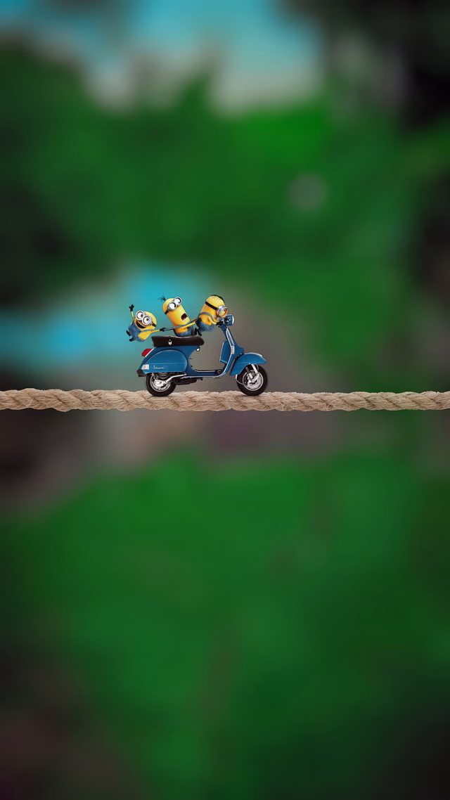 HD-wallpaper-minions-bike