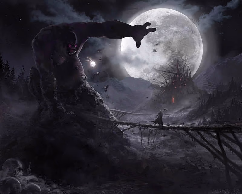 HD-wallpaper-moonlight-shadow-fantasy-moon-warrior-battle-dark-beast-scary-fight-monster-weapon-creature-night-knight