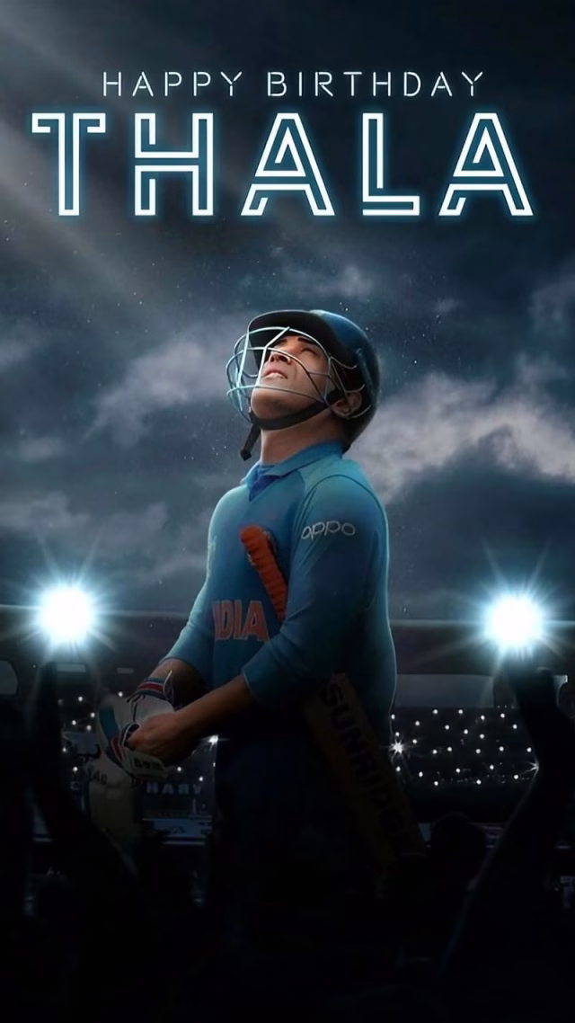 HD-wallpaper-ms-dhoni-birtay-lights-background-thala-dhoni-cricketer