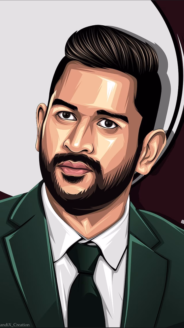 HD-wallpaper-ms-dhoni-illustrartion-work-ms-dhoni-illustrartion-work-art-work-mahi-blazer-face-closeup-cricketer