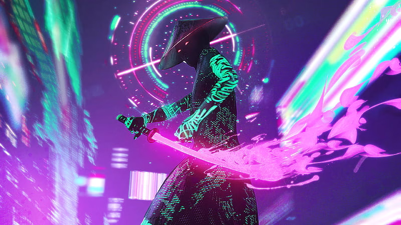 HD-wallpaper-neon-samurai-cyberpunk