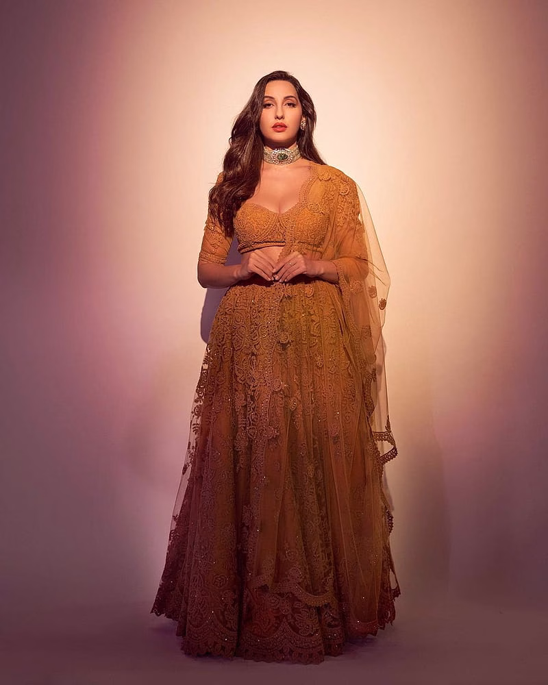 HD-wallpaper-nora-fatehi-sari-dress