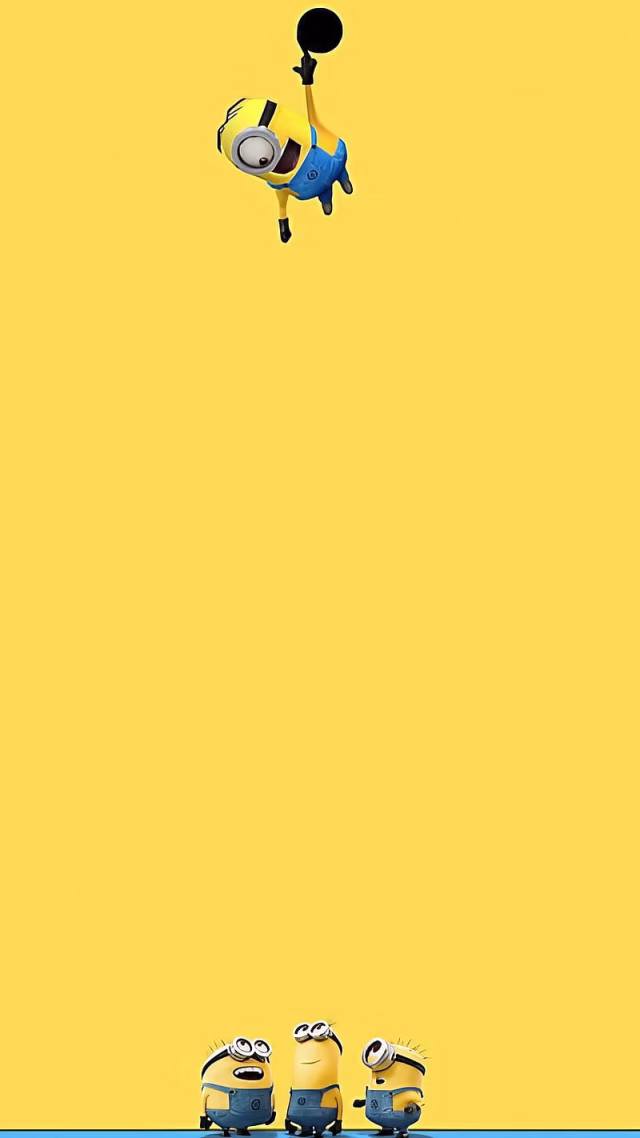 HD-wallpaper-punch-hole-camera-minions-animated