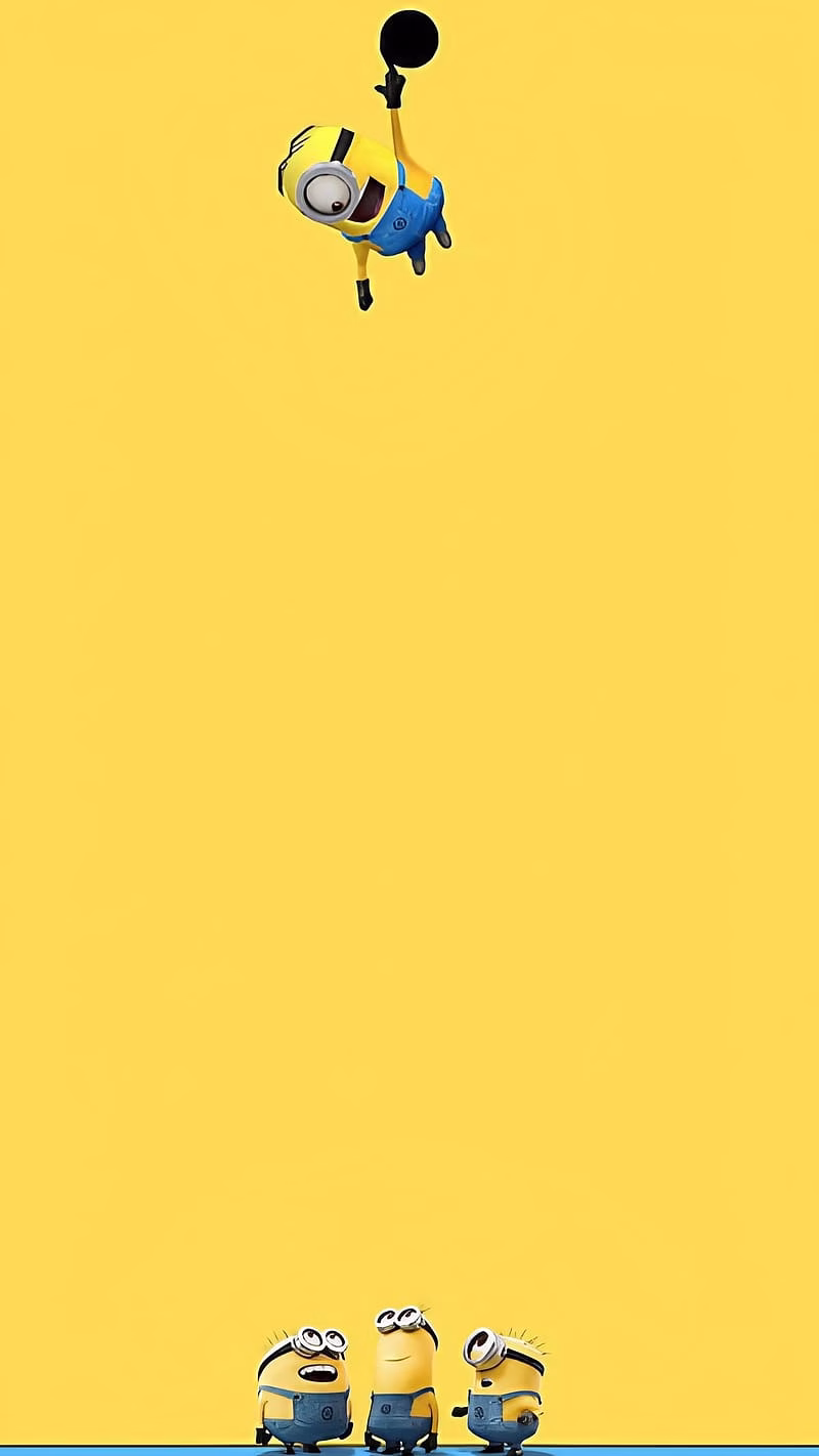 HD-wallpaper-punch-hole-camera-minions-animated