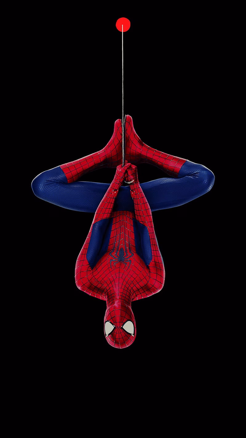 HD-wallpaper-punch-hole-punch-hole-spiderman