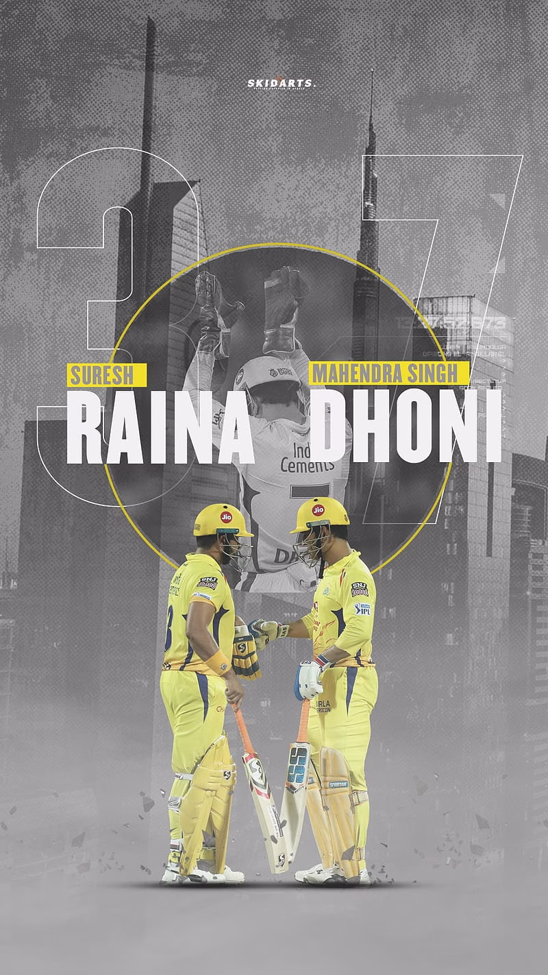 HD-wallpaper-raina-and-dhoni-chennai-super-kings-csk-ms-dhoni-suresh-raina