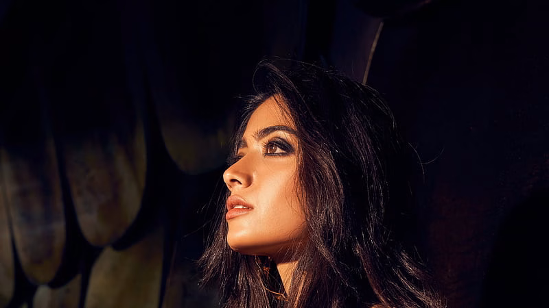 HD-wallpaper-rashmika-mandanna-face-in-black-background-girls