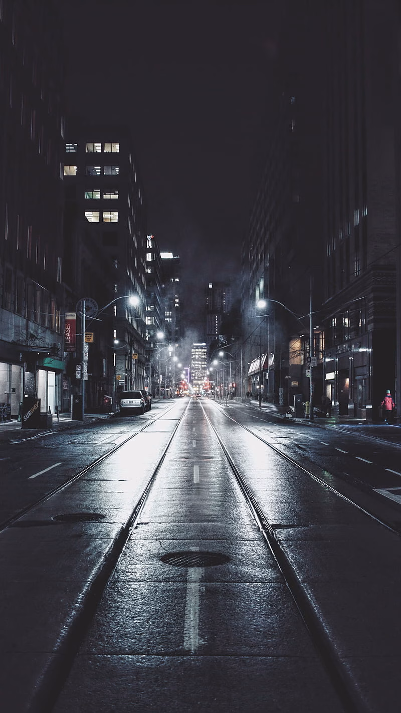 HD-wallpaper-road-in-the-night-city-dark