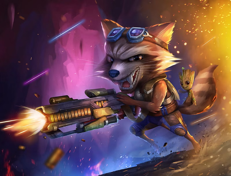HD-wallpaper-rocket-raccoon-with-baby-groot-rocket-raccoon-baby-groot-artwork-digital-art