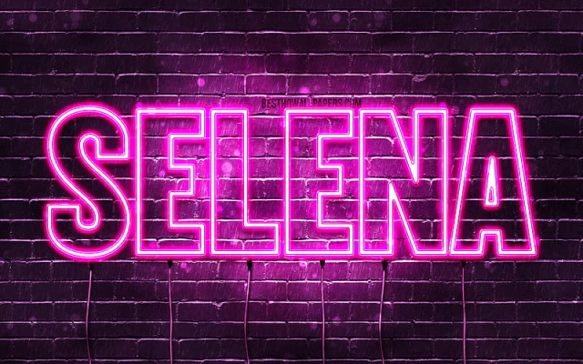 HD-wallpaper-selena-with-names-female-names-selena-name-purple-neon-lights-horizontal-text-with-selena-name