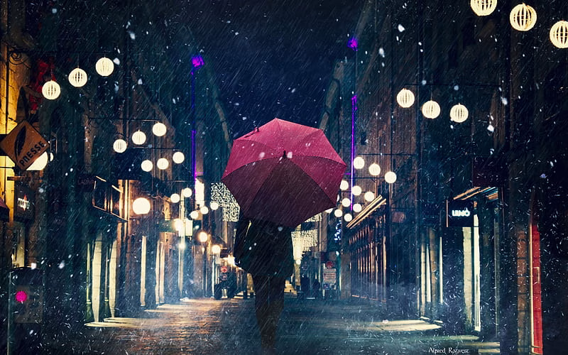 HD-wallpaper-silhouette-umbrella-night-city-rain-street-city-lights