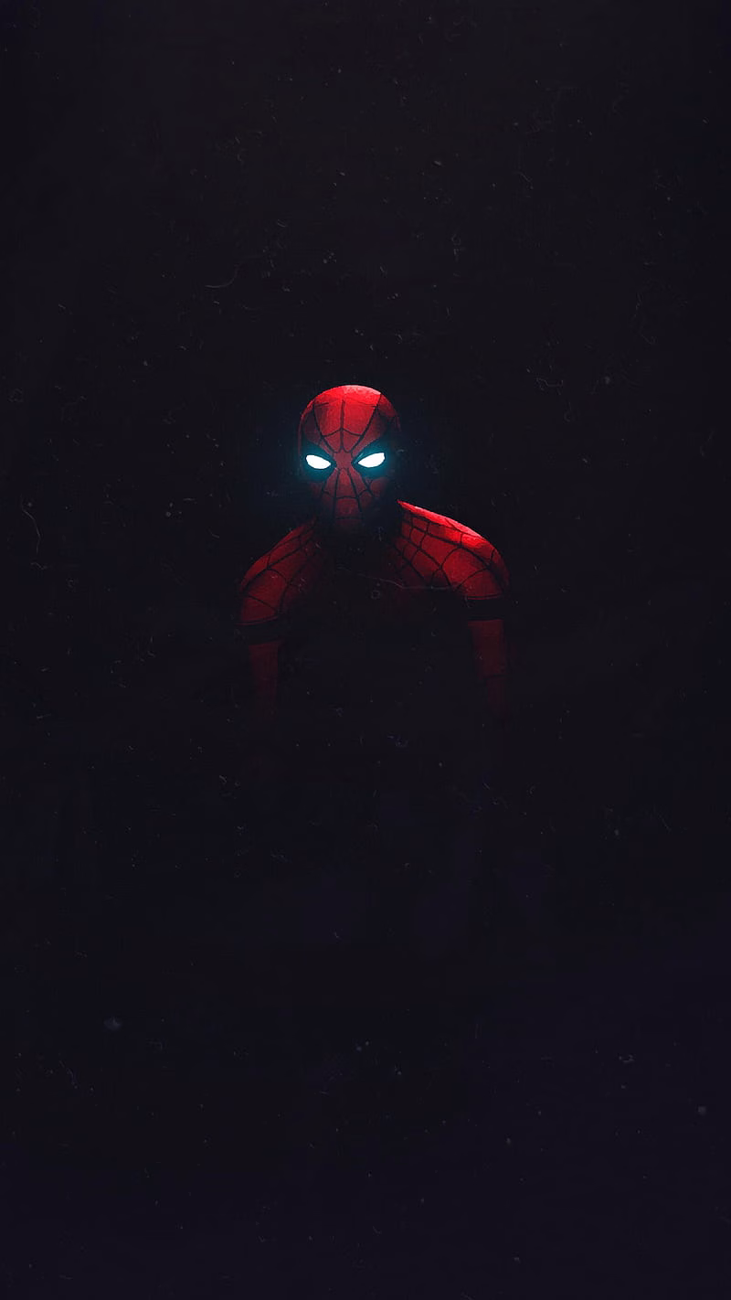 HD-wallpaper-spiderman-amoled-marvel-spiderman-amoled-iphone-iphone-comic-1