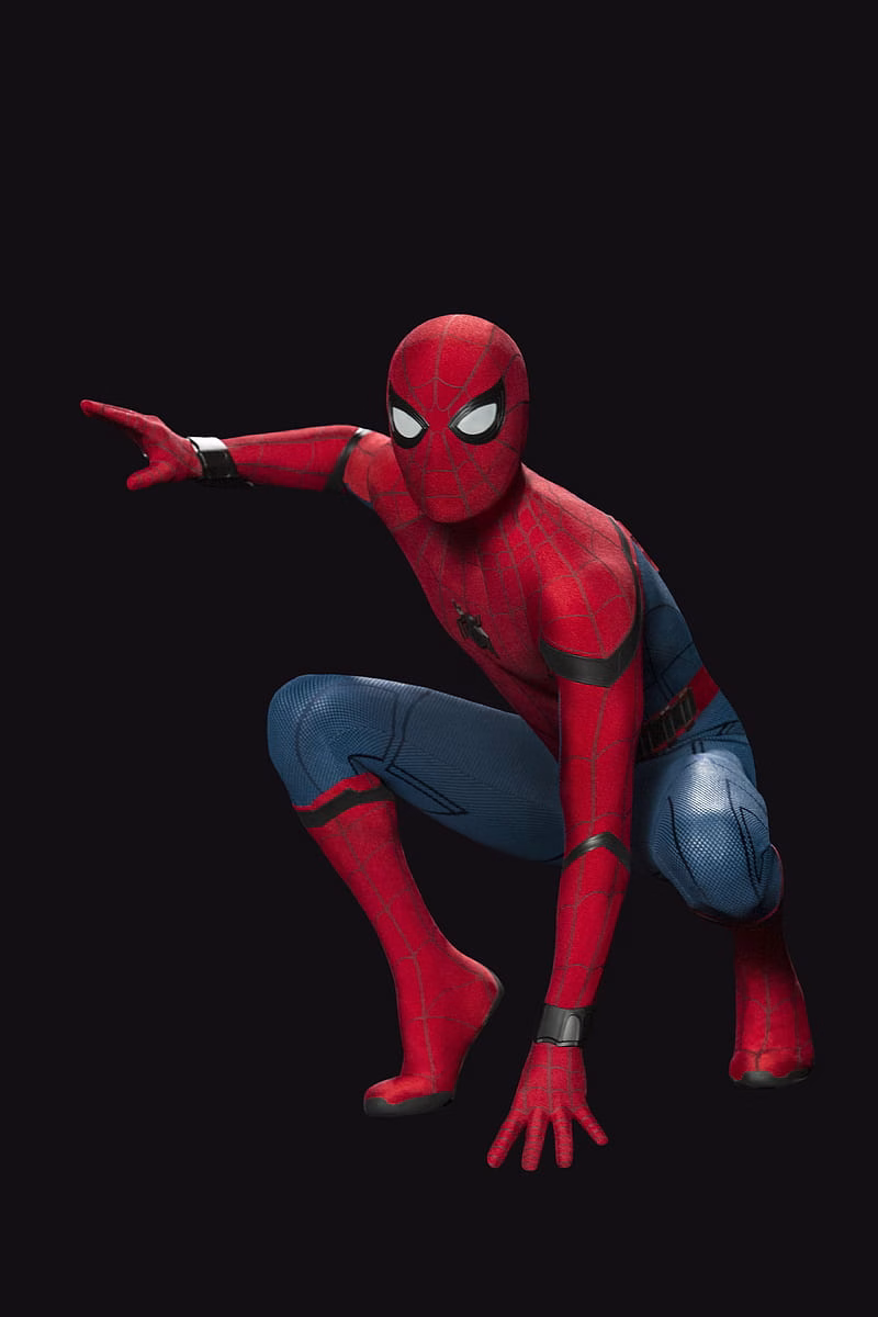 HD-wallpaper-spiderman-posing-spiderman-superheroes-artwork-artist-digital-art