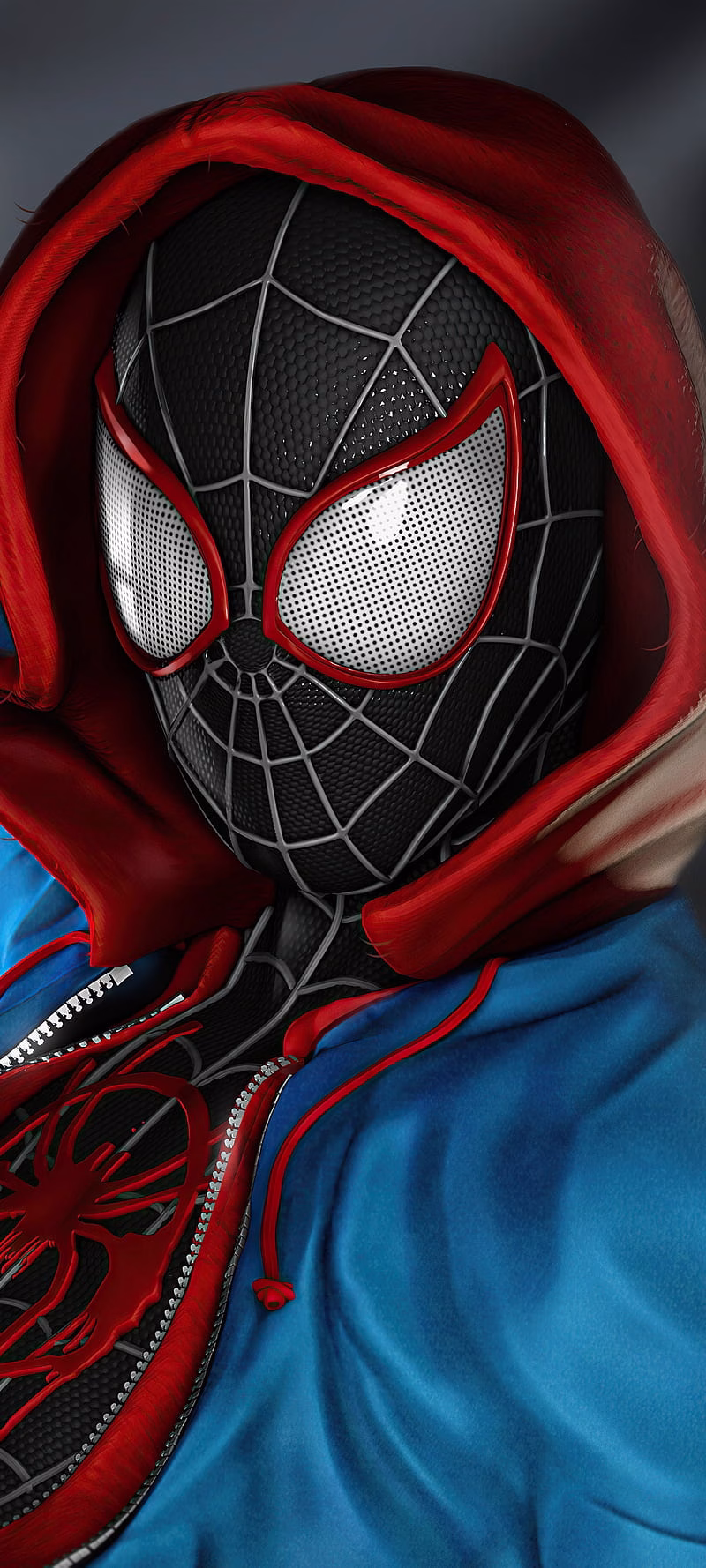 HD-wallpaper-spiderman-red-amoled-superhero